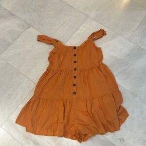 Women’s L orange romper Urban Outfitters